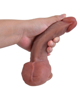 Realistyczne silikonowe 20 cm dildo