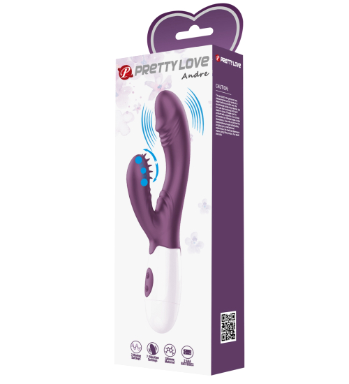 Wibrator z ruchomą wypustką