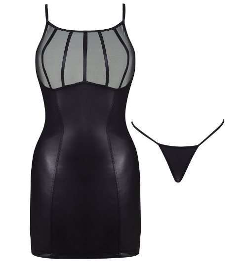 Sukienka Czarna Mamba + stringi