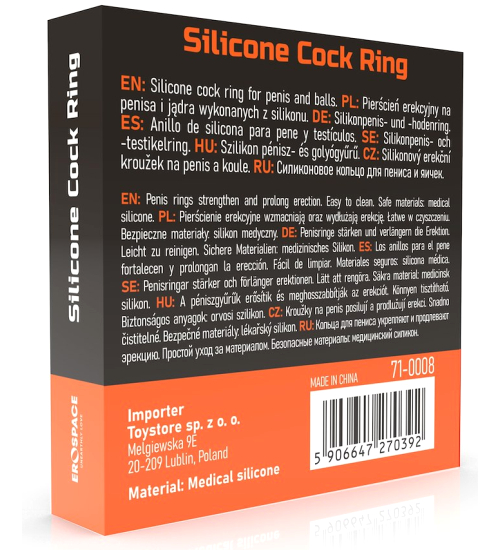 Pierścień erekcyjny na penisa i jądra