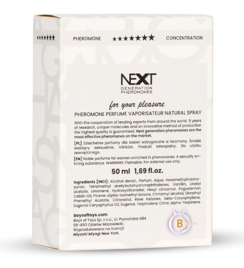 Feromony damskie Next 50ml - mocne stężenie