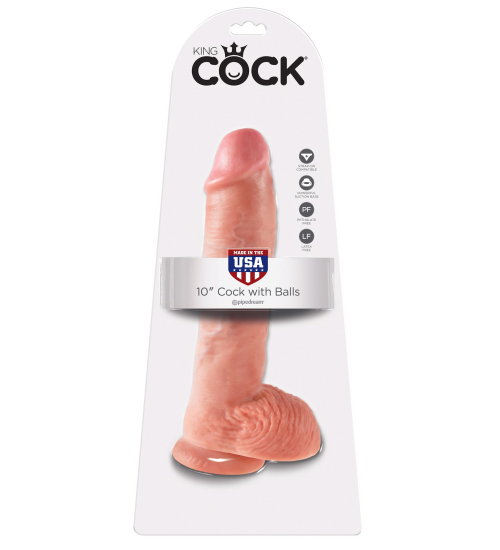 Duże dildo z przyssawką King Cock