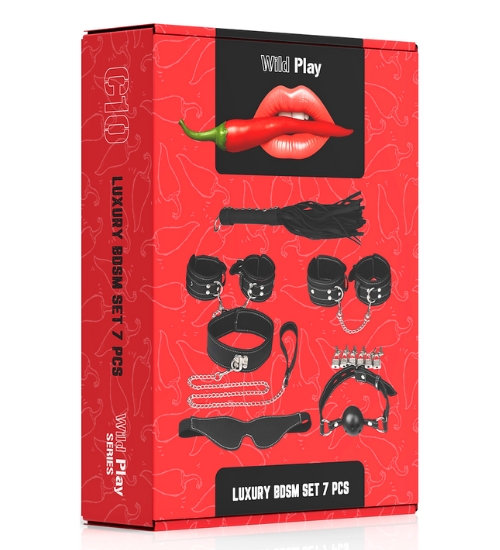 Rozkosz w kłódkach - Luksusowy zestaw BDSM
