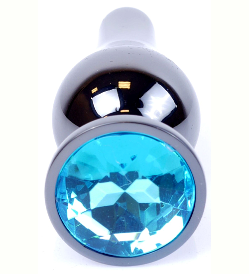 Czarno niebieski korek analny