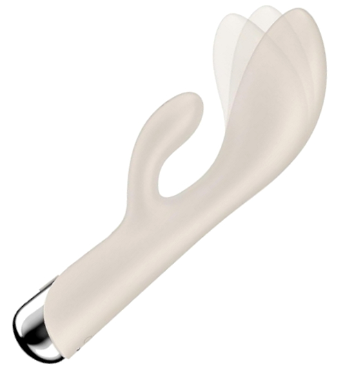 Silikonowy wibrator z obrotami