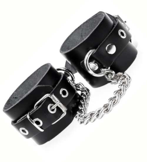 Kajdanki z łańcuchem 25 cm