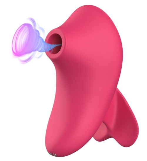 Czerwony stymulator łechtaczki - 10 trybów