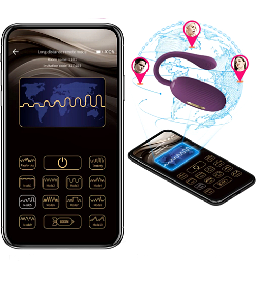 Wibrujący pocisk rozkoszy z elektrostymulacją