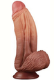 Fikuśne silikonowe dildo z przyssawką
