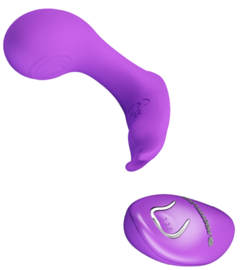 Fioletowy ślimaczek do stymulacji łechtaczki i punktu G