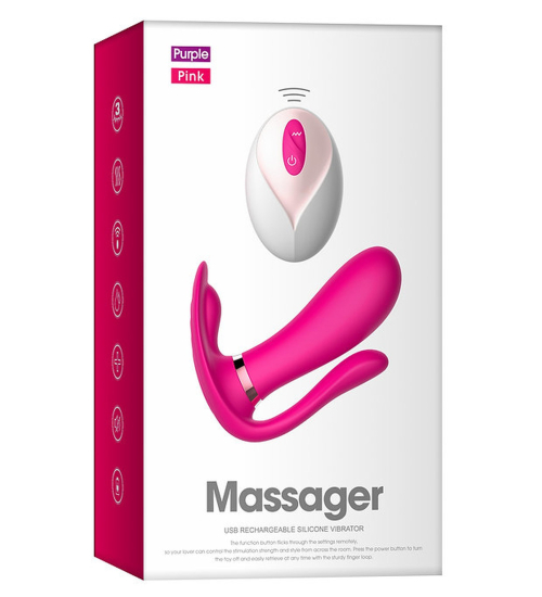 Wibrujący stymulator z bezprzewodowym pilotem