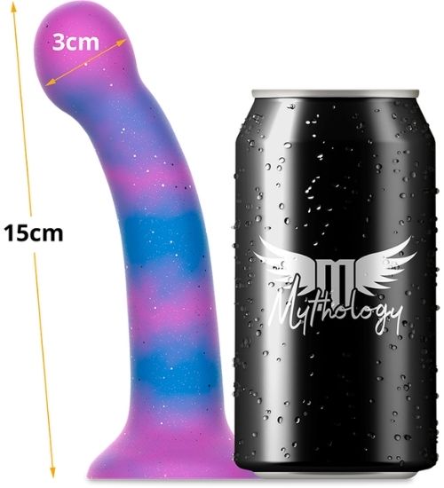 Galaktyczne silikonowe dildo z brokatem