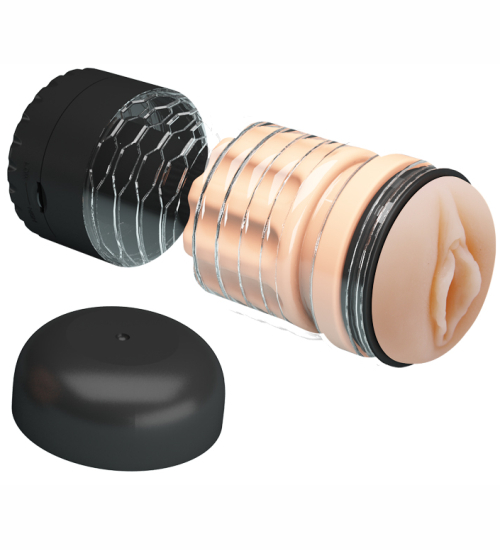 Pochwa z wibracjami - w przezroczystej tubie