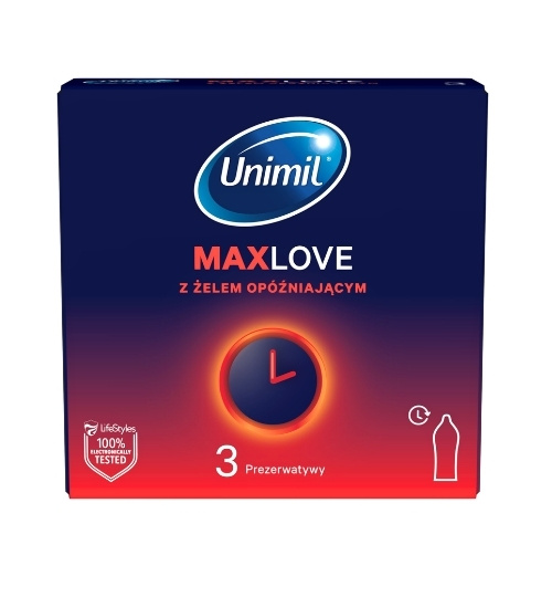 Prezerwatywy MaxLove z żelem opóźniającym wytrysk