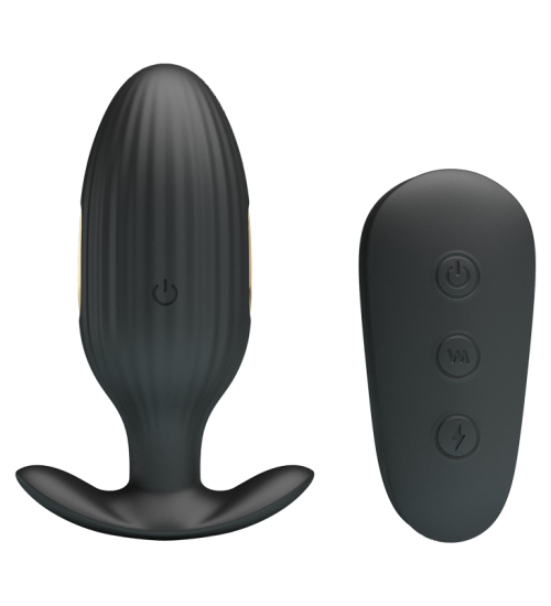 Pozłacany korek z prądem i pilotem