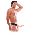 20-centymetrowy strap-on na paskach