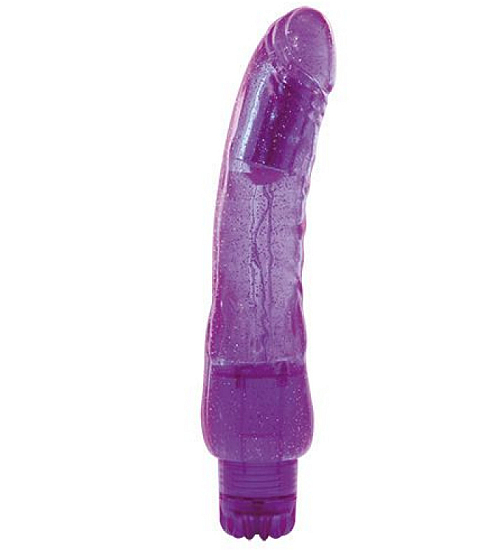 Błyszczący gruby wibrator Jelly