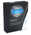 Ekstranawilżane Prezerwatywy Pasante Extra 3szt.