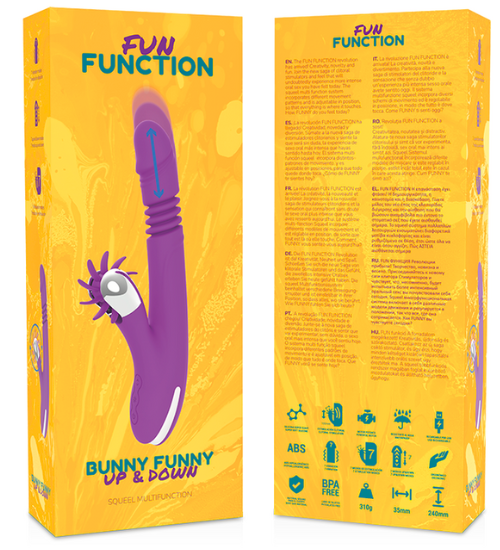 Wibrator króliczek z ruchem góra - dół