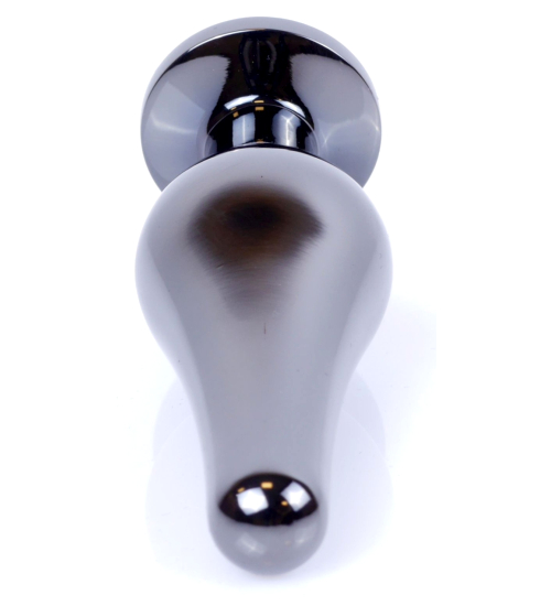 Czarny Plug Analny z Diamentem