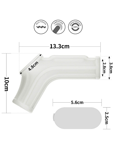 Wibrująca nakładka na penisa i jądra