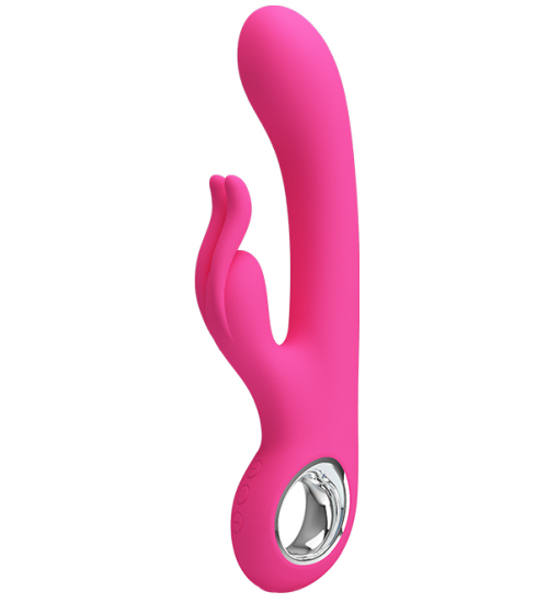 Różowy króliczek z uchwytem