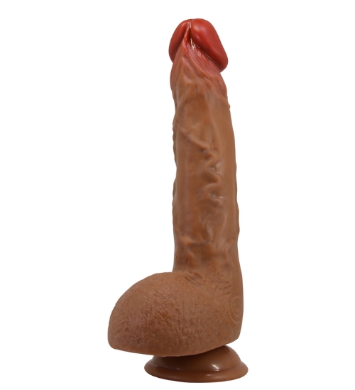 Realistyczny wibrator rotacyjny z przyssawką