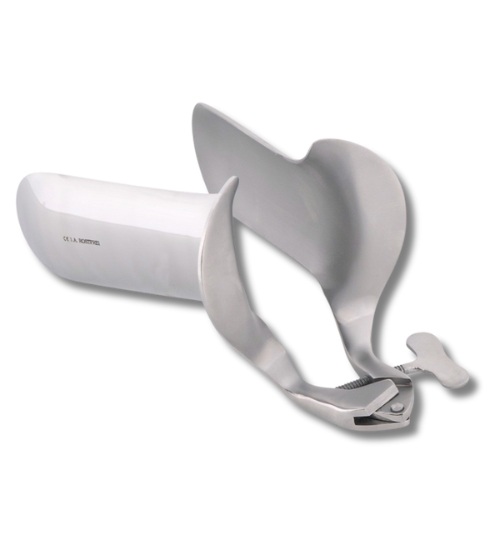 Metalowy wziernik waginalno - analny