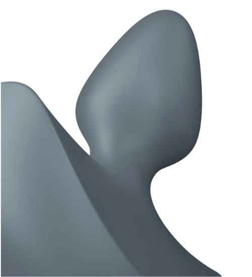 Szary wibrujący korek analny