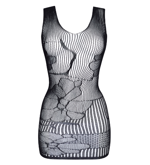 Koronkowa sukienka z krótkim rękawem