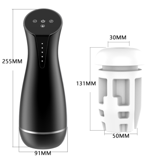 Nowoczesny Wielofunkcyjny Masturbator 3 w 1 + odgłosy rozkoszy