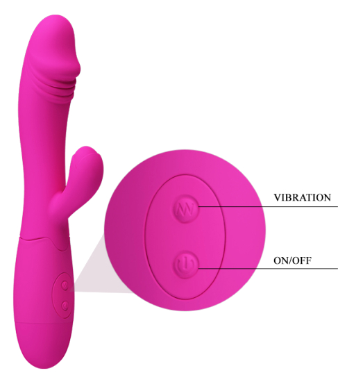 Różowy Wibrator USB