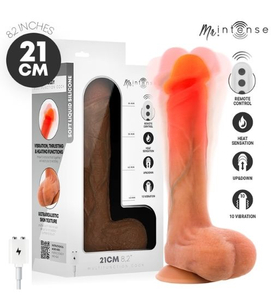 Realistyczne dildo z ruchem posuwistym sterowane pilotem