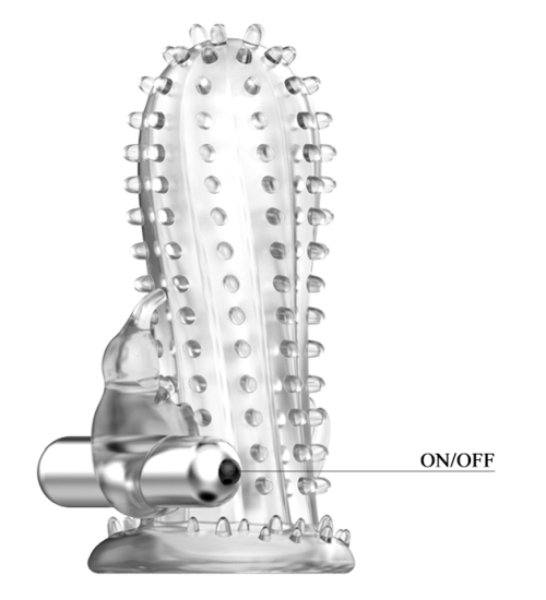 Wibrująca nakładka ze stymulatorem