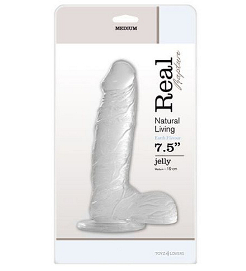 Przezroczyste dildo z przyssawką