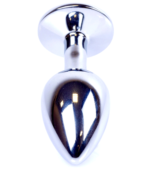 Srebrny Plug z Cyrkonią