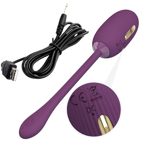 Wibrujący pocisk rozkoszy z elektrostymulacją