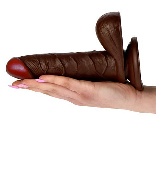 Brązowy sztuczny członek