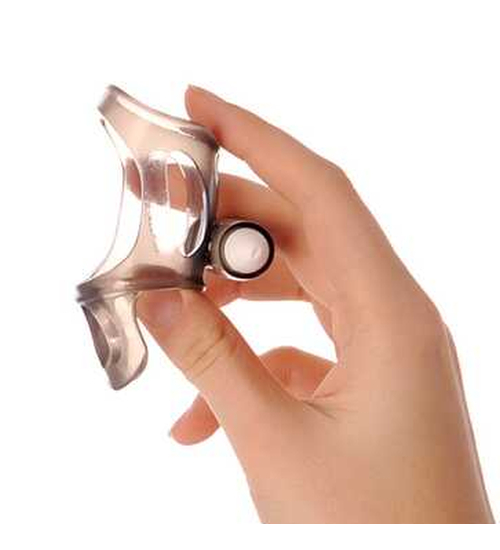 Czarna nakładka z wibracjami