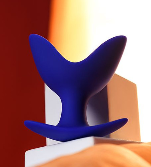 Niebieski diabełek z silikonu