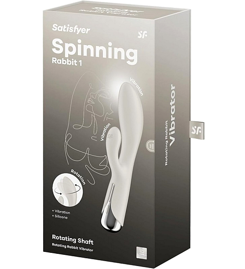 Silikonowy wibrator z obrotami