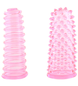 Dwie nakładki na palec