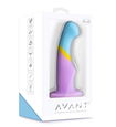 Trzykolorowe dildo z miękkiego silikonu