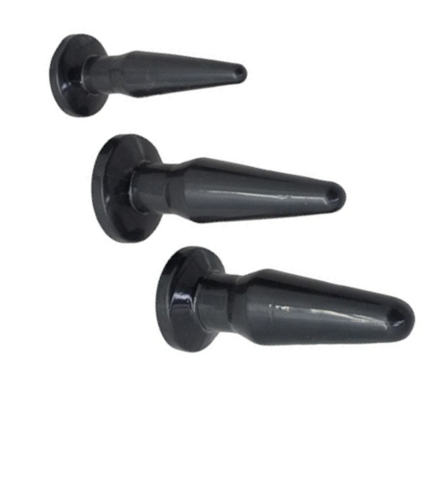 Zestaw 3 plugów analnych