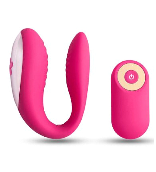 Różowy wibrator bezprzewodowy dla par
