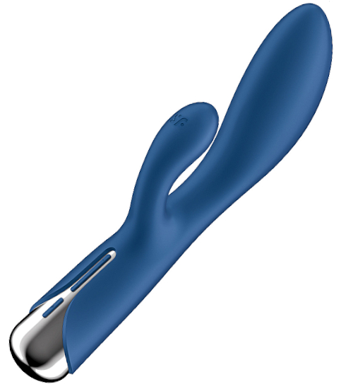 Obrotowy wibrator z wypustką na łechtaczkę