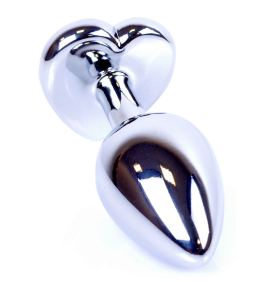 Wtyczka analna z kryształem serduszkiem