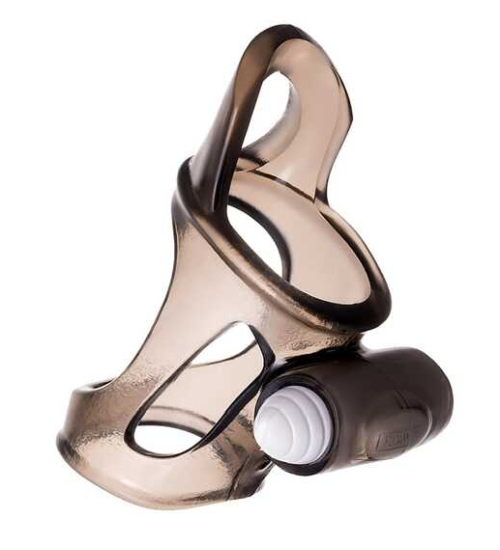 Czarna nakładka z wibracjami