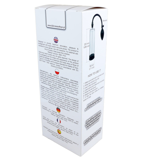 Pompka do penisa z gruszką