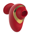 Czerwony masażer łechtaczki z serduszkiem